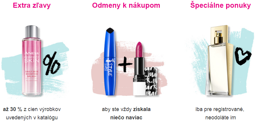 AVON výhody a benefity